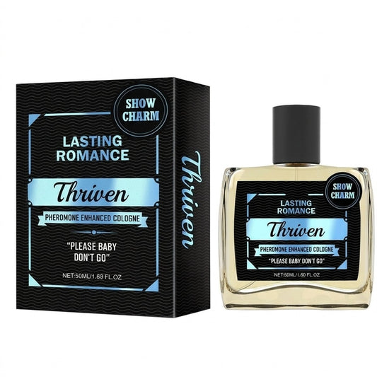 Thriven Pheromone Cologne, Lasting Romance, bottle and box